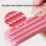 Detachable Silicone Massage Comb — Hair Removal Brush for Rabbits & Cats