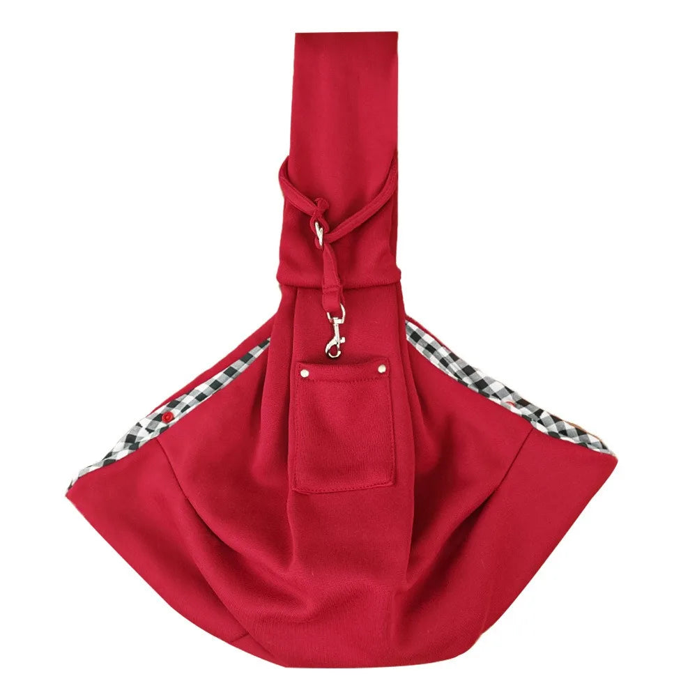 Breathable Pet Crossbody Tote Bag (Large Capacity, Pockets, Shoulder)