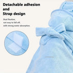 Quick-Dry Pet Bathrobe — Soft Absorbent Wrap for Dogs & Cats