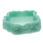 Resin Rock Terrarium Water & Food Bowl — Natural-Look Reptile Feeder