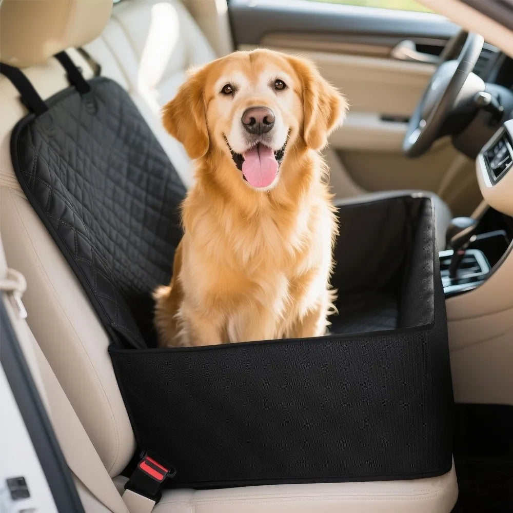 Scratch-Proof Pet Car Seat Cover (Non-Slip, Waterproof, Durable)