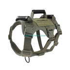 Military-Style Dog Training Harness (Breathable, Tactical, Field Ready)