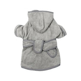 Microfiber Dog Bathrobe with Belt — Super Absorbent Fast-Drying Jacket, S–3XL