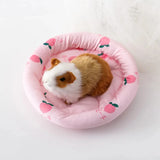 Circular Sleep Mat — Cozy Cushioned Bed for Small Pets