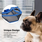 Short Snout Dog Muzzle (Breathable, Lightweight, Adjustable Fit)
