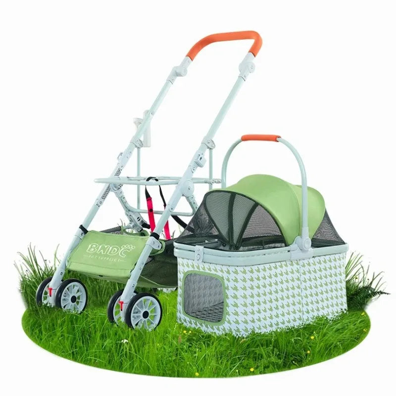 MAXFOR Luxury Washable Pet Stroller for Cats & Dogs up to 25 kg — Foldable