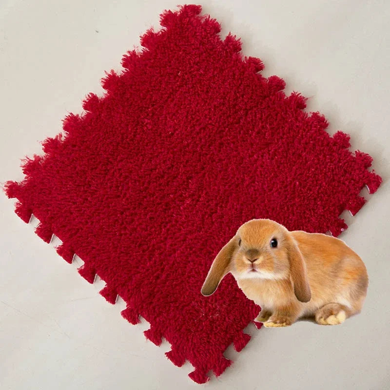 Spliceable Fleece Cage Liner Set — Washable Waterproof Bedding Mats
