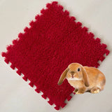 Spliceable Fleece Cage Liner Set — Washable Waterproof Bedding Mats