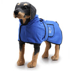 Microfiber Dog Bath Towel — Super-Absorbent Wearable Robe, XS–XL