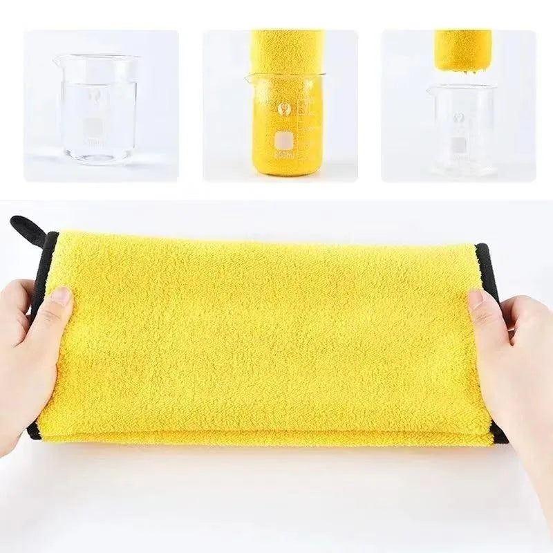 Super Absorbent Microfiber Pet Bath Towel — Quick-Drying, 4 Sizes