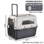 Large Airline-Approved PP Hard-Shell Pet Travel Crate & Portable Kennel for Cats & Dogs