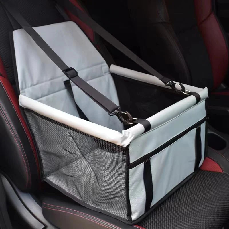 Dog Car Seat with Storage Pockets (Universal, Non-Slip, Small & Medium Dogs)