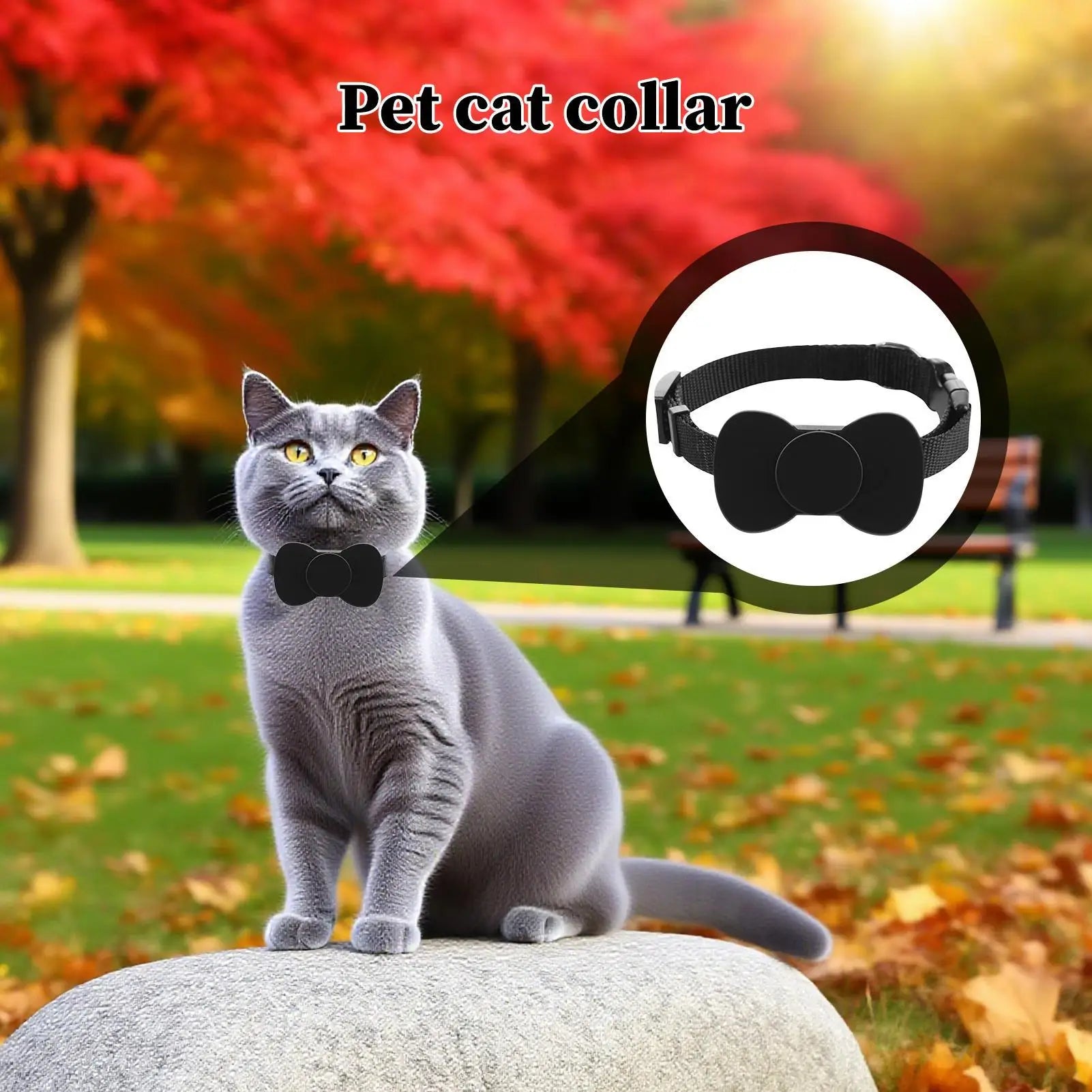 GPS Smart Locator Collar for Cats & Dogs - Comfortable Harness Design