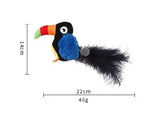 Bird & Mouse Sound Teaser Wand — Melody Self-Play Cat Toy