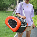 Multi-Carry Breathable Pet Suitcase & Cat Backpack — Foldable Portable Outdoor Bag for Dogs & Cats