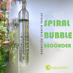 Glass CO2 Bubble Counter & Diffuser (Spiral Design, Planted Tank)