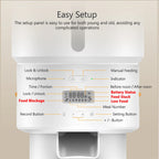 Smart Automatic Pet Feeder (Timed, Programmable, Dog & Cat)