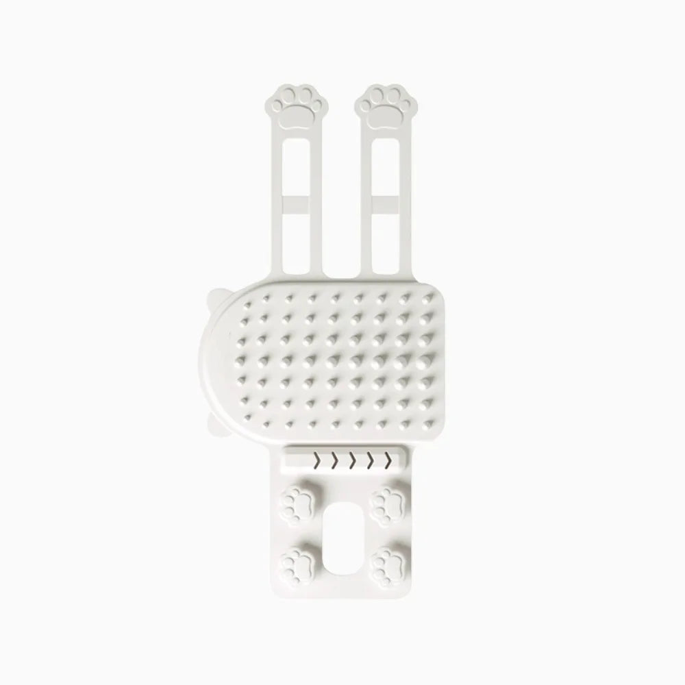 Self-Cleaning Silicone Corner Scratcher & Grooming Comb
