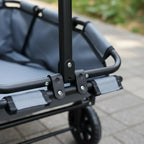 Lightweight Portable 4-Wheel Pet Pull Wagon with Adjustable Handle