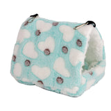 Cozy Small Pet Hideout Bed — Soft Cotton Hammock for Hamsters & Guinea Pigs