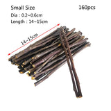 Apple Tree Branch Chew Sticks — Natural Teeth Grinding Sticks for Hamsters & Rabbits