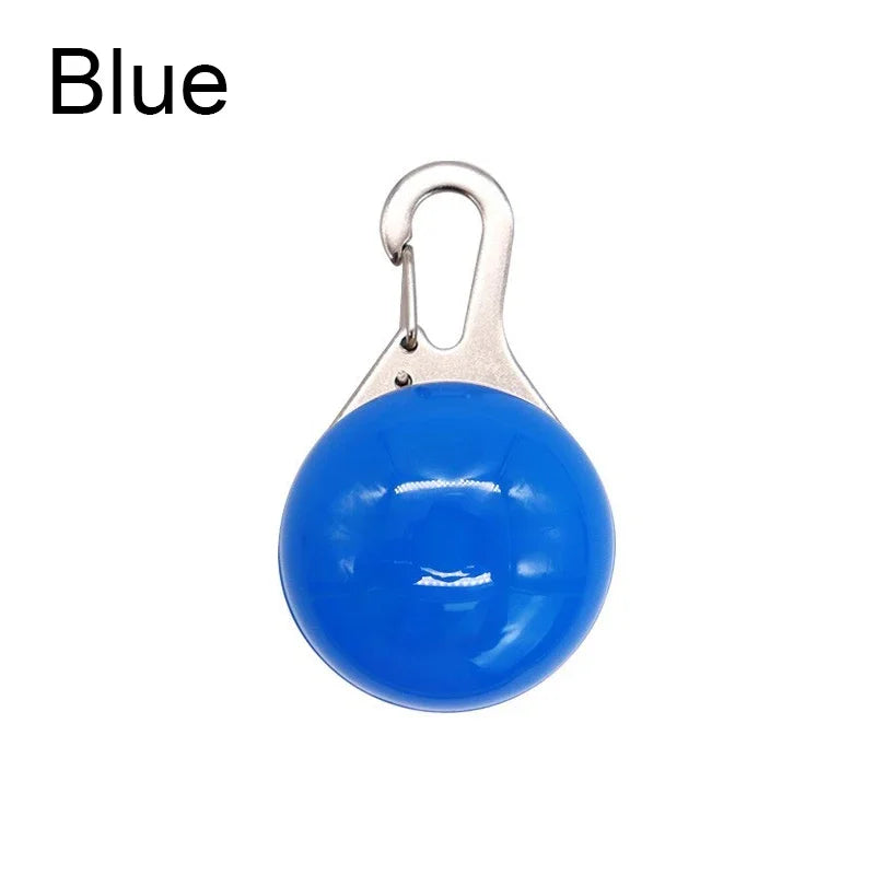 LED Glow Pet Collar Pendant — Bright Night Safety Light