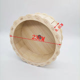 Solid Wood Silent Running Wheel — Quiet Exercise Wheel for Hamsters