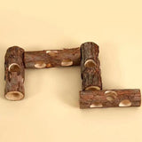 Natural Wood Grinding Chew Toy — Teeth Care for Hamsters & Rabbits