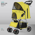 Easy-Fold Pet Travel Carriage Stroller for Small Dogs & Cats