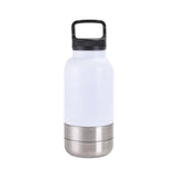 3-in-1 Stainless Steel Pet Water Bottle (Multi-Layer, Leak-Free, Detachable)
