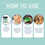 Dog Dental Care Powder — No-Brush Plaque, Tartar & Breath Freshener, 150g