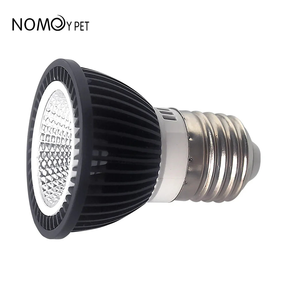 UVA/UVB LED Basking Lamp — Eye-Safe Soft Light for Reptiles