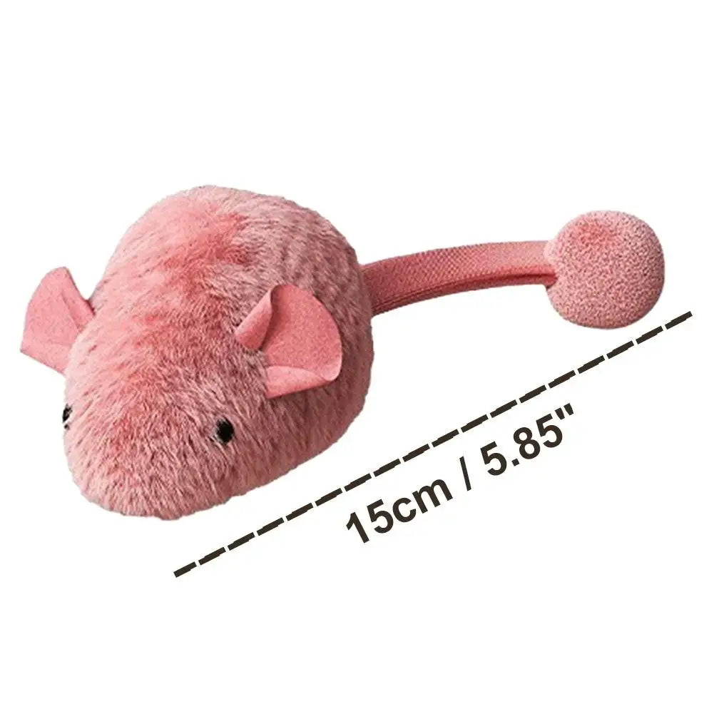 Glow-in-the-Dark Plush Mouse Cat Toy — Interactive Luminous Kitten Chew & Chase Toy