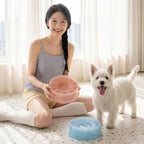 Anti-Splash Floating Dog Water Bowl (Large Capacity, Spill-Proof)