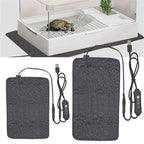 USB Leather Heating Pad — 3-Level Anti-Scratch Warmer for Reptiles & Small Pets