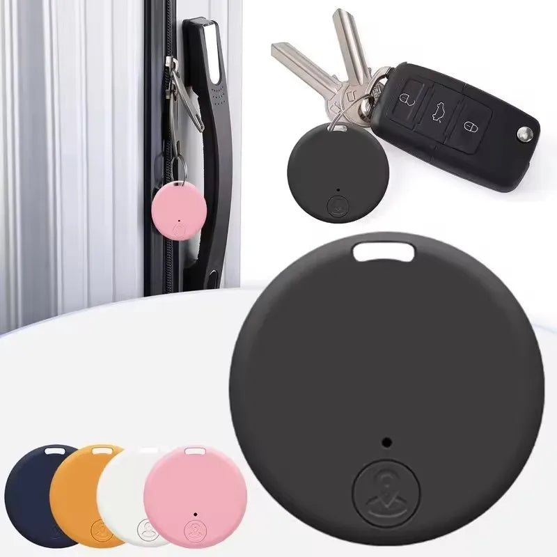 Mini Bluetooth Smart Tag Keychain with Anti-Loss Alarm - GPS Tracer for Pets, Kids & Keys
