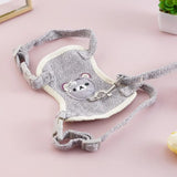 Bunny-Style Cat Harness & Leash Set — Escape-Proof Vest for Outdoor Walking