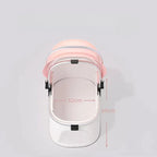 Multifunctional Foldable Pet Buggy with Detachable Carrier for Dogs