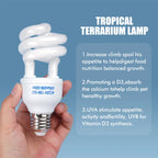 UVB Reptile Heat Bulb — E27 Fitting, 5.0/10.0 UVB, 13W/26W