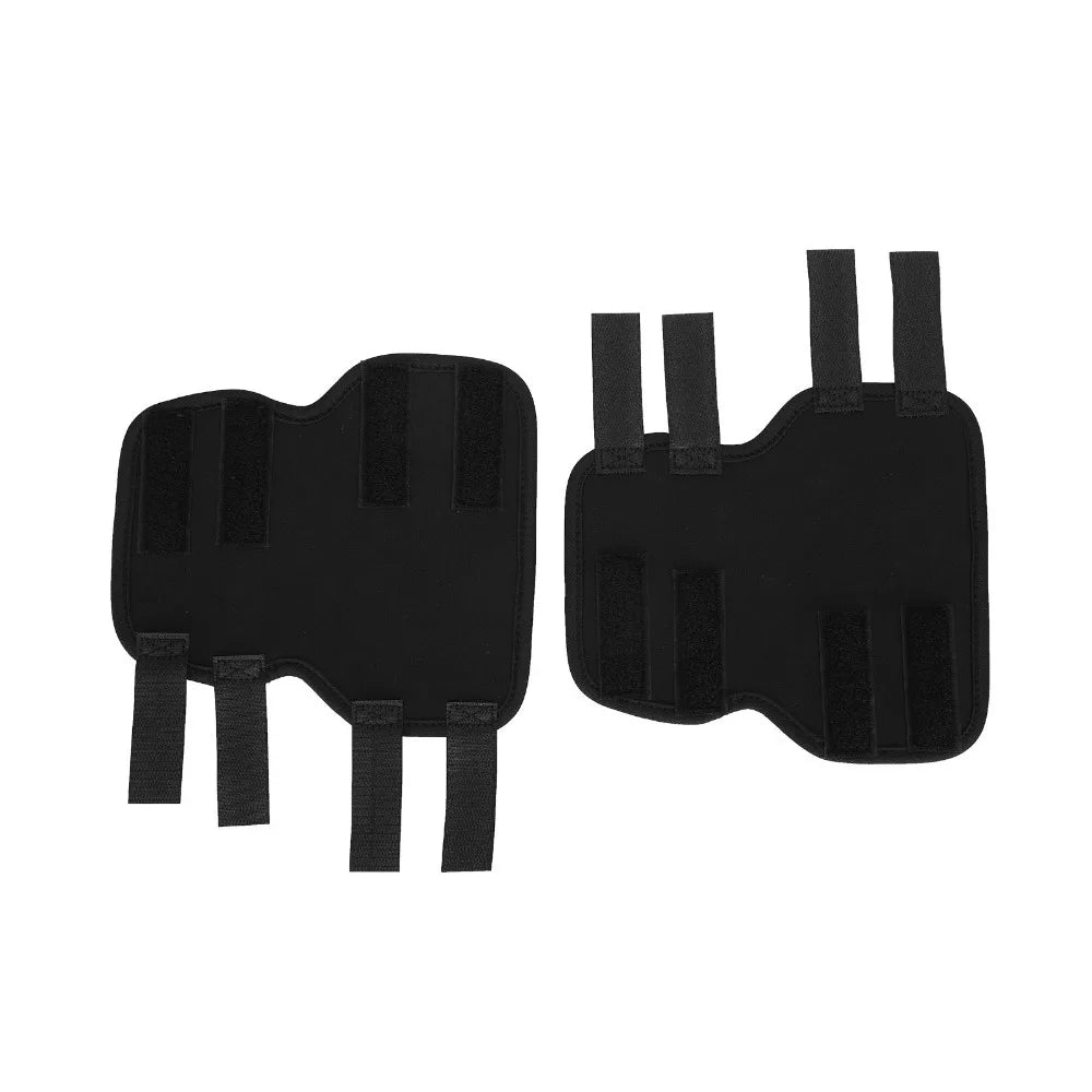 Dog Elbow Protector Pair (Adjustable, Flexible Fabric, Magic Tape, Multi-Size)