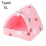Cozy Small Pet Sleeping Bed — Warm Flannel Nest for Hamsters & Rabbits