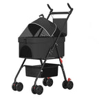 Detachable Pet Cart & Dog Bed — Lightweight Foldable Cat Bag Outdoor Cart for Small Pets