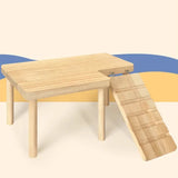 Wooden Ladder Platform — Climbing Toy for Hamsters & Small Pets
