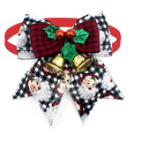 Christmas Dog Bowtie 50-Pack (Snowman & Tree Designs)
