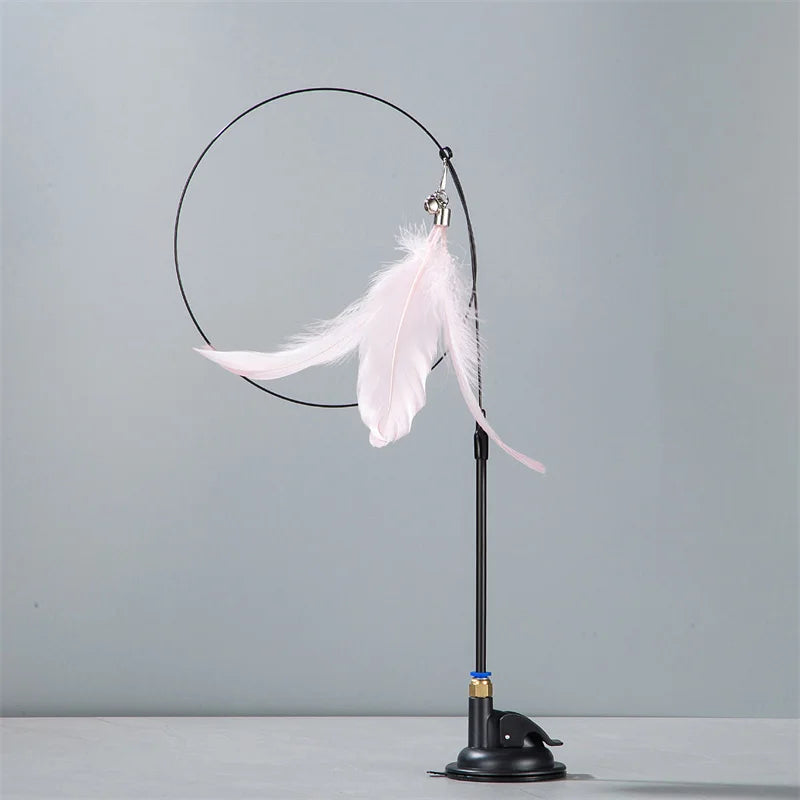 Suction Cup Feather & Bell Cat Teaser
