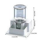 Detachable Reptile Water & Feeding Dish — Compact ABS Bowl for Tanks