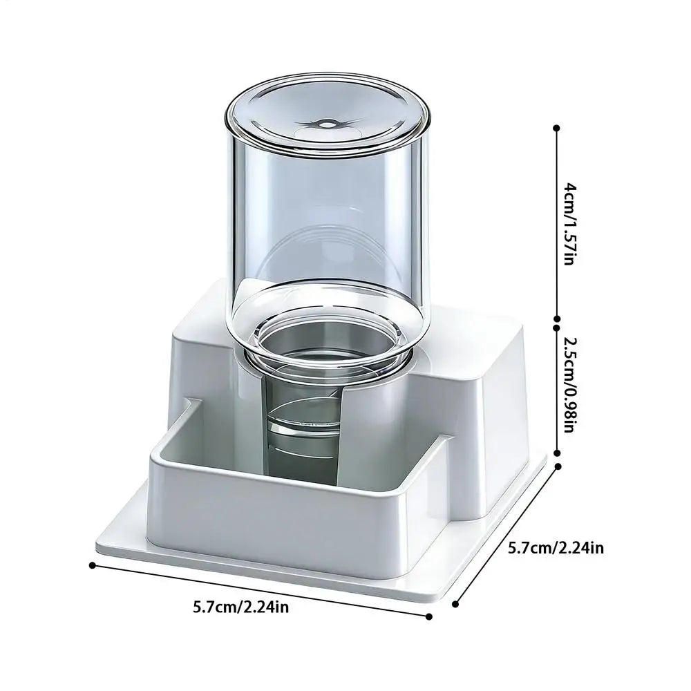 Detachable Reptile Water & Feeding Dish — Compact ABS Bowl for Tanks