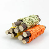 9-Piece Chew Toy Set — Hanging Wood Toys for Rabbits & Hamsters