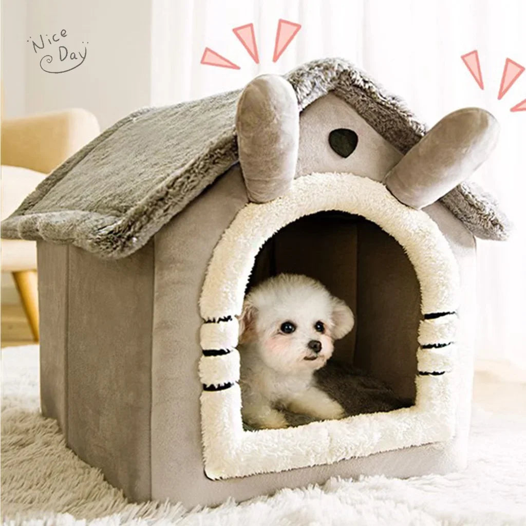 Foldable Character Pet House Bed