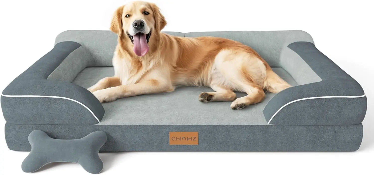 XL Orthopedic Dog Bed with Cooling Gel Memory Foam, 42in